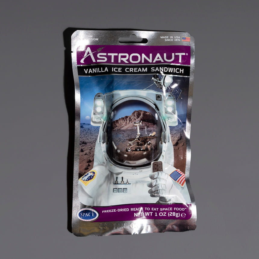 Astronaut Food | Vanilla Ice Cream Sandwich