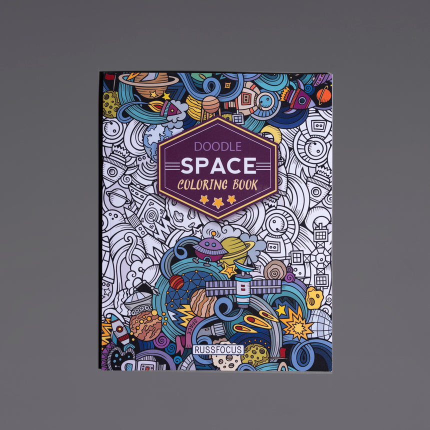 Space Doodles Book | Grown-Up Colouring