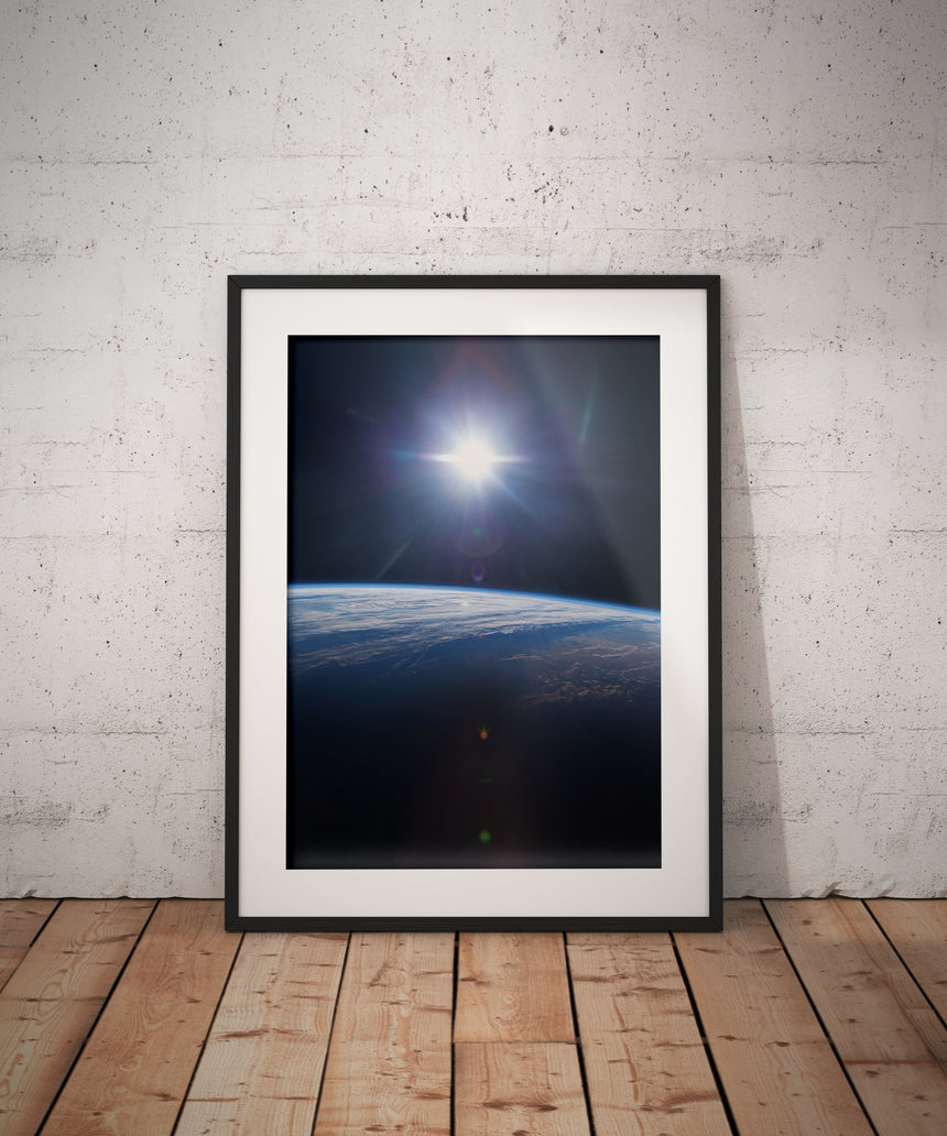 "THE CURVE" - Framed Space Print - 40cm x 50cm