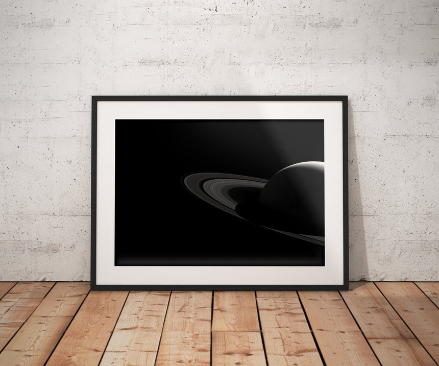 "THE RINGS" - Framed Space Print - 40cm x 50cm