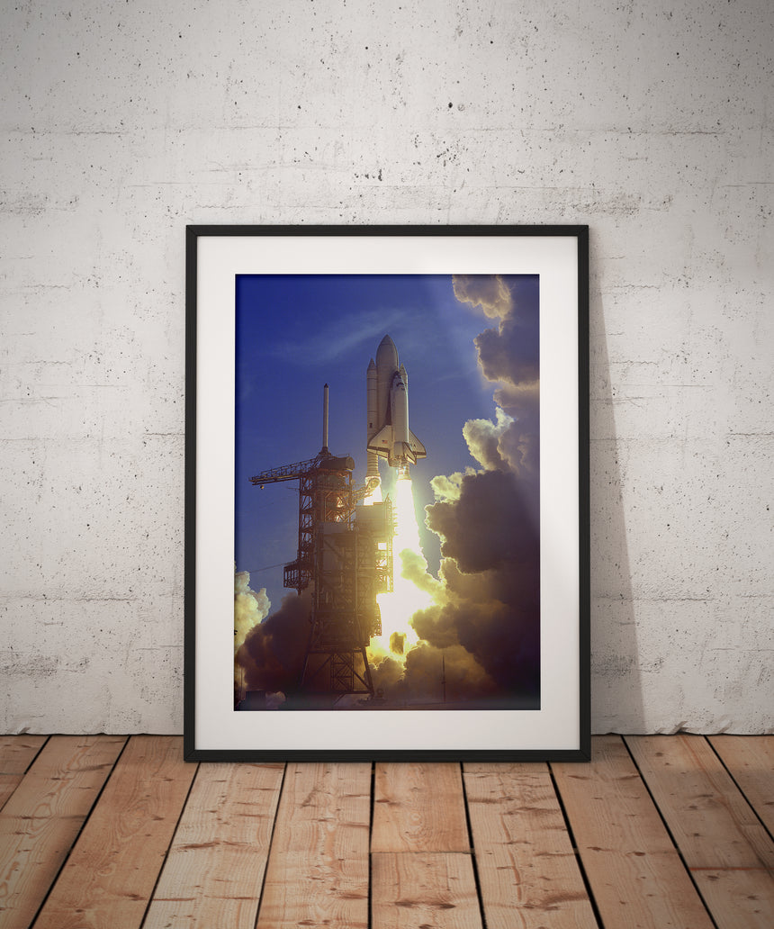 "THRUST" - Framed Space Print - 40cm x 50cm