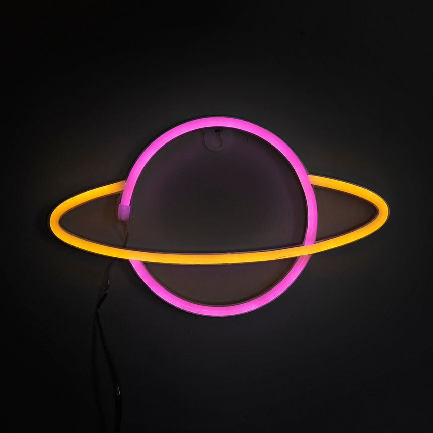 Saturn Neon Light | 3 Available Colours