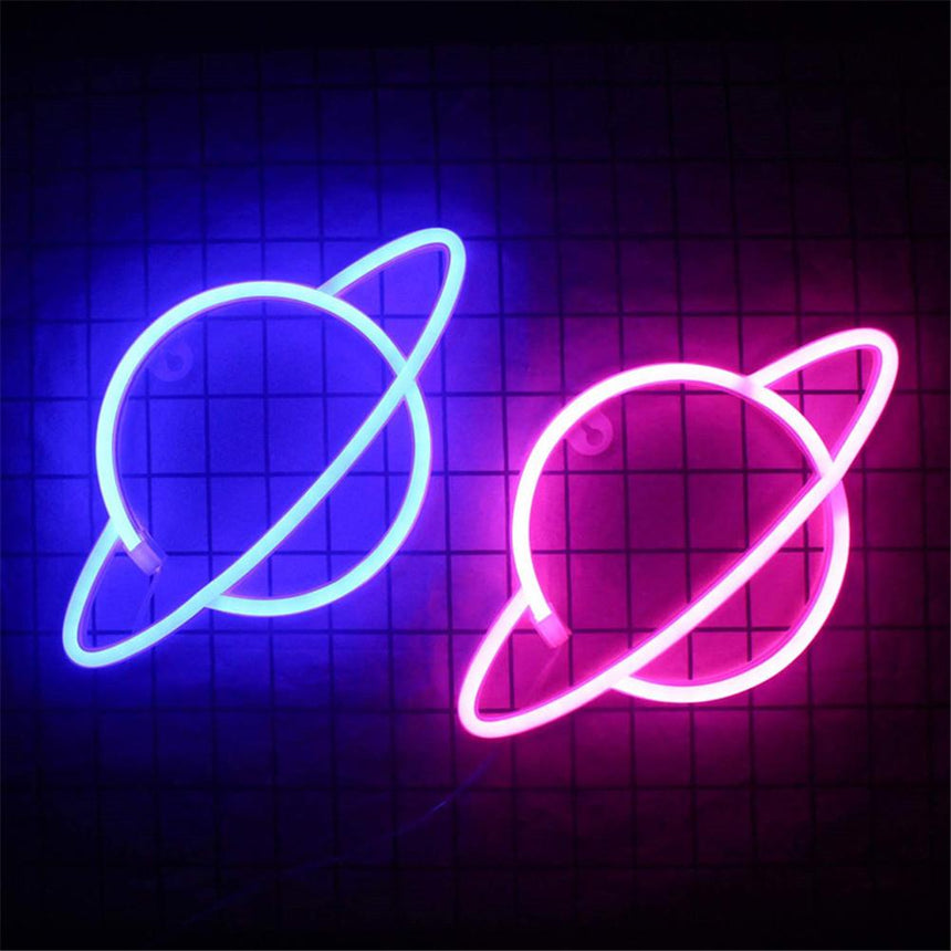 Saturn Neon Light | 3 Available Colours
